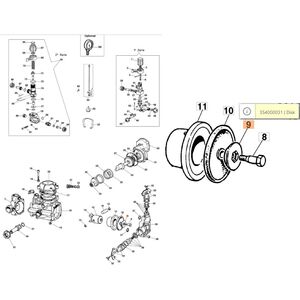 Pumpamembr&aacute;n r&ouml;gz&iacute;tő t&aacute;rcsa, f&eacute;m C 19/20, SC 150