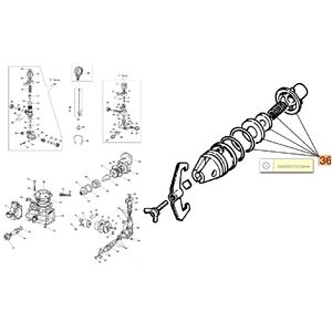 Szelep komplett, belső cilinder - C19/20