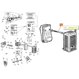 Kipufog&oacute; csavar AM 180,190,MB 800