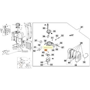 Főf&uacute;v&oacute;ka AM 150,180,190 - DellOrto  - 54-es