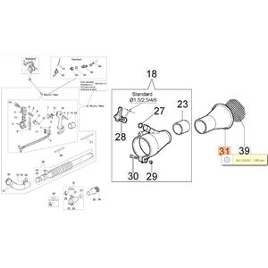 Diffuzor, t&ouml;lcs&eacute;r AM 150, AM 180, AM 190, MB 80, MB 800