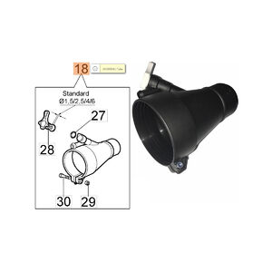 Szab&aacute;lyz&oacute; fej megn&ouml;velt t&aacute;vhoz 365100016 AM 150, AM 180, AM 190, MB 80, MB 800