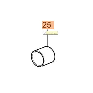 Cső adapter AM permetezők (a lyukas felszor&iacute;t&oacute; adapter, ez kell a felszor&iacute;t&aacute;shoz)