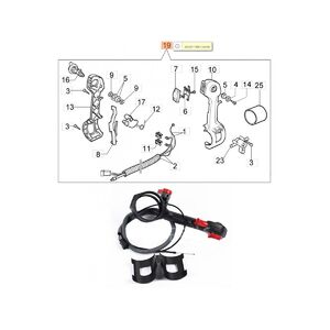 Vegyszercsap joystick AM 150, AM 180, AM 190, MB 80, MB 800