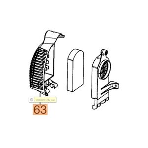 L&eacute;gszűrő levegőszűrő fed&eacute;l MB 80, MB 800