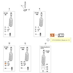 F&uacute;r&oacute;sz&aacute;r k&eacute;s MTL 40,51,81,85 - 15cm
