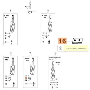 F&uacute;r&oacute;sz&aacute;r k&eacute;s MTL 40,51,81,85 - 20cm