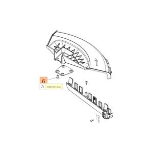 Csavar r&ouml;gz&iacute;tő lemez csavarja (4174278-hoz) - 10db/csomag