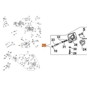 Olajpumpa komplett olajcsig&aacute;val 956, 962, 965HD, GS 630 - 2006.11. ut&aacute;n