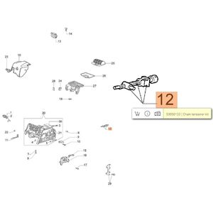 L&aacute;ncfesz&iacute;tő komplett 936,937,940,941C,GS350,370,410C