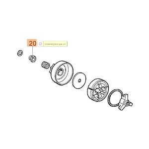 Olajszivatty&uacute; meghajt&oacute; csiga, olajcsiga .325   936,937,940,941,GS410CX,GS44,440