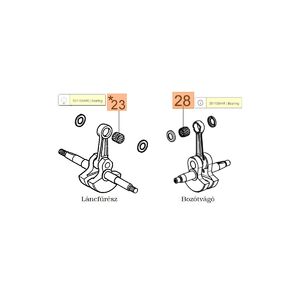 Tűg&ouml;rgő hajt&oacute;karhoz 936,937,940,941C,Sparta 37,42, BCH 400