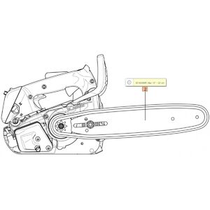L&aacute;ncvezető Oregon 3/8-1.1 - 25 cm - GS 260, GST 250