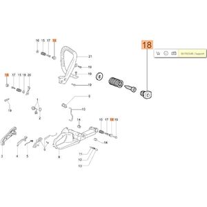 Tart&oacute; a gumibakn&aacute;l (csavar felett) 937, 941C-CX,GS410C-CX