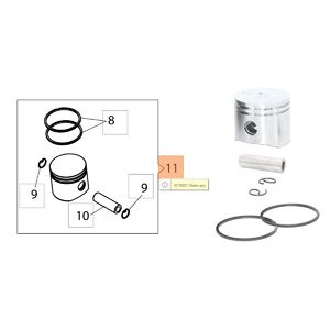 Dugatty&uacute; komplett 40 mm - GS 41, GS 411
