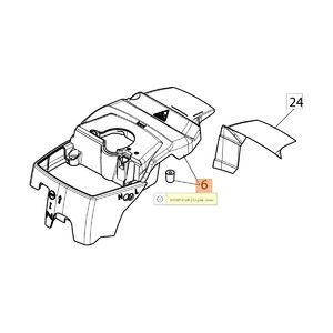 Motorfed&eacute;l GS 371, GS 411, GS 451 - 50180143 is kell !!!