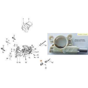 Olajpumpa olajszivatty&uacute; &Uacute;J   GS 35 C, GS 350 C,  (nagy lyuk&uacute;)