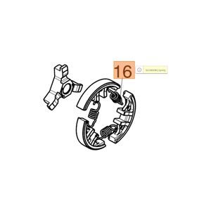 Kuplung rug&oacute; GS 650  3db/csomag