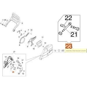 L&aacute;ncfesz&iacute;tő komplett GS 650, GS 651