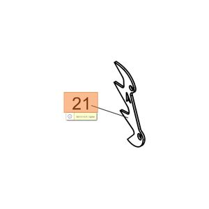 R&ouml;nkt&aacute;masz GSH 400, GSH 510, GSH 560, MTH 5100, MTH 5600 - csavar: 3960070 x 2