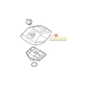 L&eacute;gszűrő levegőszűrő fed&eacute;l GSH 40, GSH 400