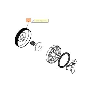 Csillagker&eacute;k, kuplungdob 3/8 - 6 fog&uacute; - GSH 40,400, MTH 400,4000 - tűg&ouml;rgő n&eacute;lk&uuml;l