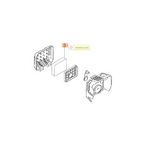 L&eacute;gszűrő levegőszűrő bet&eacute;t WP300