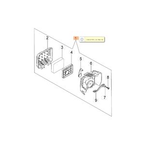 L&eacute;gszűrő levegőszűrő h&aacute;z komplett szivat&oacute;val WP 300 - 55020055