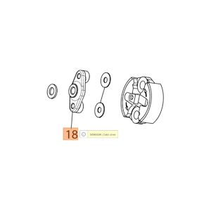 Kuplung agy HC 246 P, HC 247 P