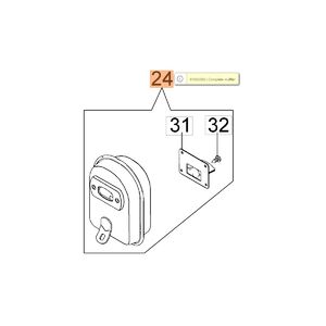Kipufog&oacute; Sparta 250, OS 255