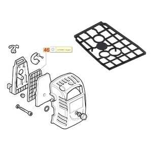 L&eacute;gszűrő levegőszűrő  r&aacute;cs  750