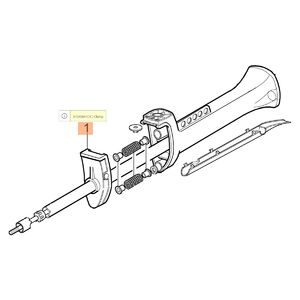 Foganty&uacute; tart&oacute; gumibak r&ouml;gz&iacute;tő 750,753,755