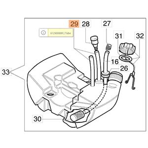 &Uuml;zemanyagcső 61290088