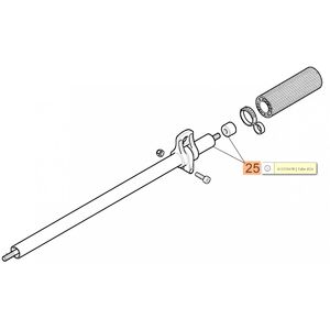 K&uuml;lső cső &uuml;res 725 T Ergo