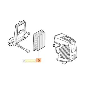 L&eacute;gszűrő bet&eacute;t, pap&iacute;rharm&oacute;nik&aacute;s - OS 550