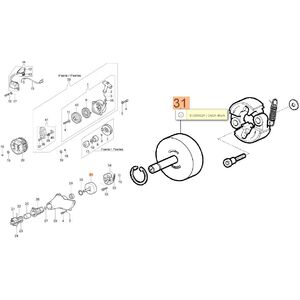 Kuplung cs&eacute;sze Sparta 37,42,370, BC 360 4T,