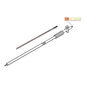 Meghajt&oacute; tengely BC 380, 420, 430, Sparta 380, 44, 440 - 28mm <= 61200187, 61250058