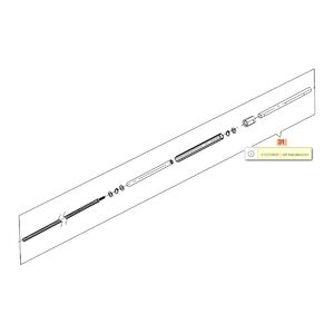 Cső k&uuml;lső felső (210cm) PPX 270, PPX 271 - RENDEL&Eacute;SRE - 61220080 - (31 v. 34)