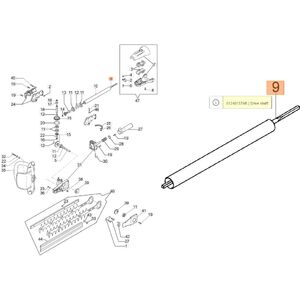 Meghajt&oacute; tengely Multi Mate s&ouml;v&eacute;nyny&iacute;r&oacute; (32,5 cm)