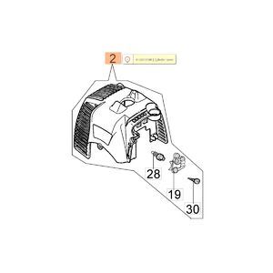Kipufog&oacute; &eacute;s motorburkolat  BC 320 T, PPX 270