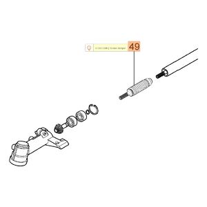 Kuplung torzi&oacute;s rug&oacute;s a sz&ouml;ghajt&aacute;s &eacute;s a tengely k&ouml;z&eacute; BC 320