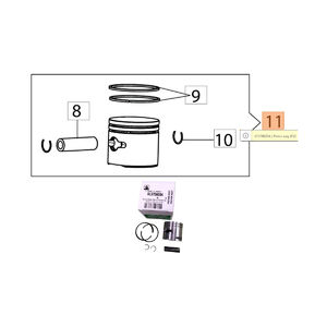 Dugatty&uacute; komplett 32 mm - BC 241, HC 246 P, HC 247 P