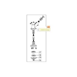 Sz&ouml;ghajt&aacute;s komplett any&aacute;s, zs&iacute;rz&oacute;csavarral - BCH 250, 400 - 26-os tengely