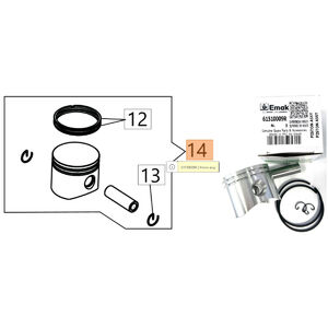 Dugatty&uacute; komplett 45 mm - BCH 500