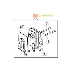 Kipufog&oacute; komplett  BCH 500