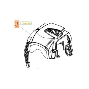 L&eacute;gterelő burkolat (motorfed&eacute;l burkolat) BC 540 series