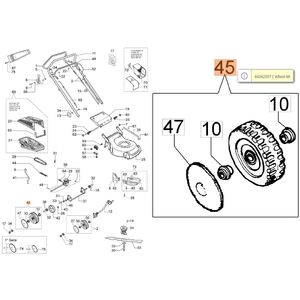 Ker&eacute;k &ouml;nj&aacute;r&oacute;s (h&aacute;ts&oacute;) G 53TBX -  200x55x12