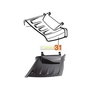 Fűkivető toldat deflektor terelő - ALLROAD, +PLUS 4, +EXA 4, SD 48, SD 53
