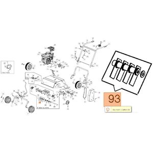 K&eacute;s szett set of 4 - SR 50 H60 gyeplaz&iacute;t&oacute; - 4db-os