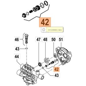 Szelep PW 120C-121C-135-136C-145C-175C-190C-250HC